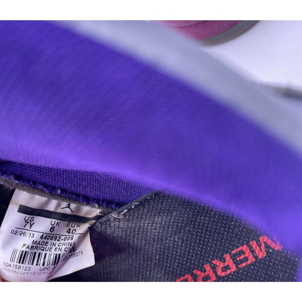 Nike Jordan Retro 5 Cement Grey Pink Shoes Athletic Womens Size 8.5 Kids Youth 7 - Picture 8 of 9